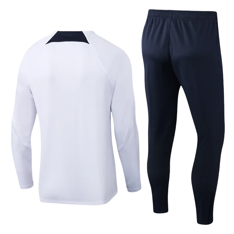 2024/2025 Paris Saint-Germain Half-Pull Training Suit White Football Shirt | Soc Jersey - Premium Football Jersey