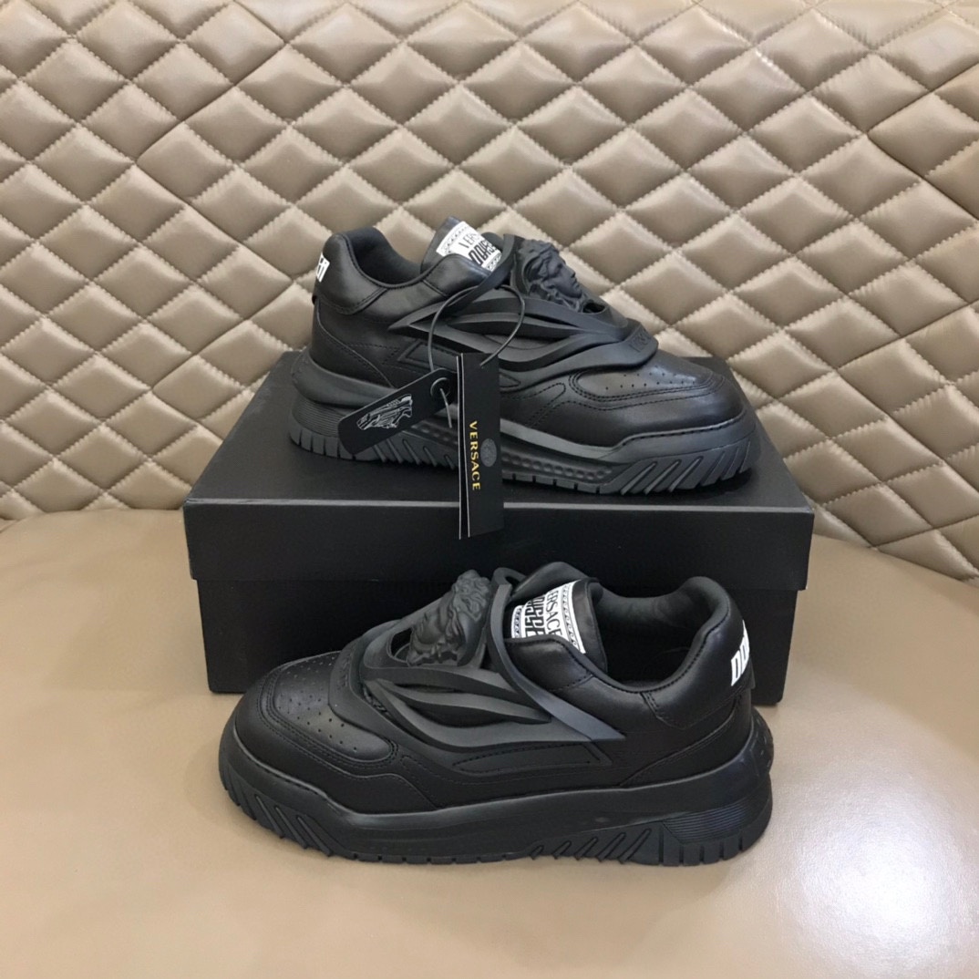 Versace Men's Leather Sneaker