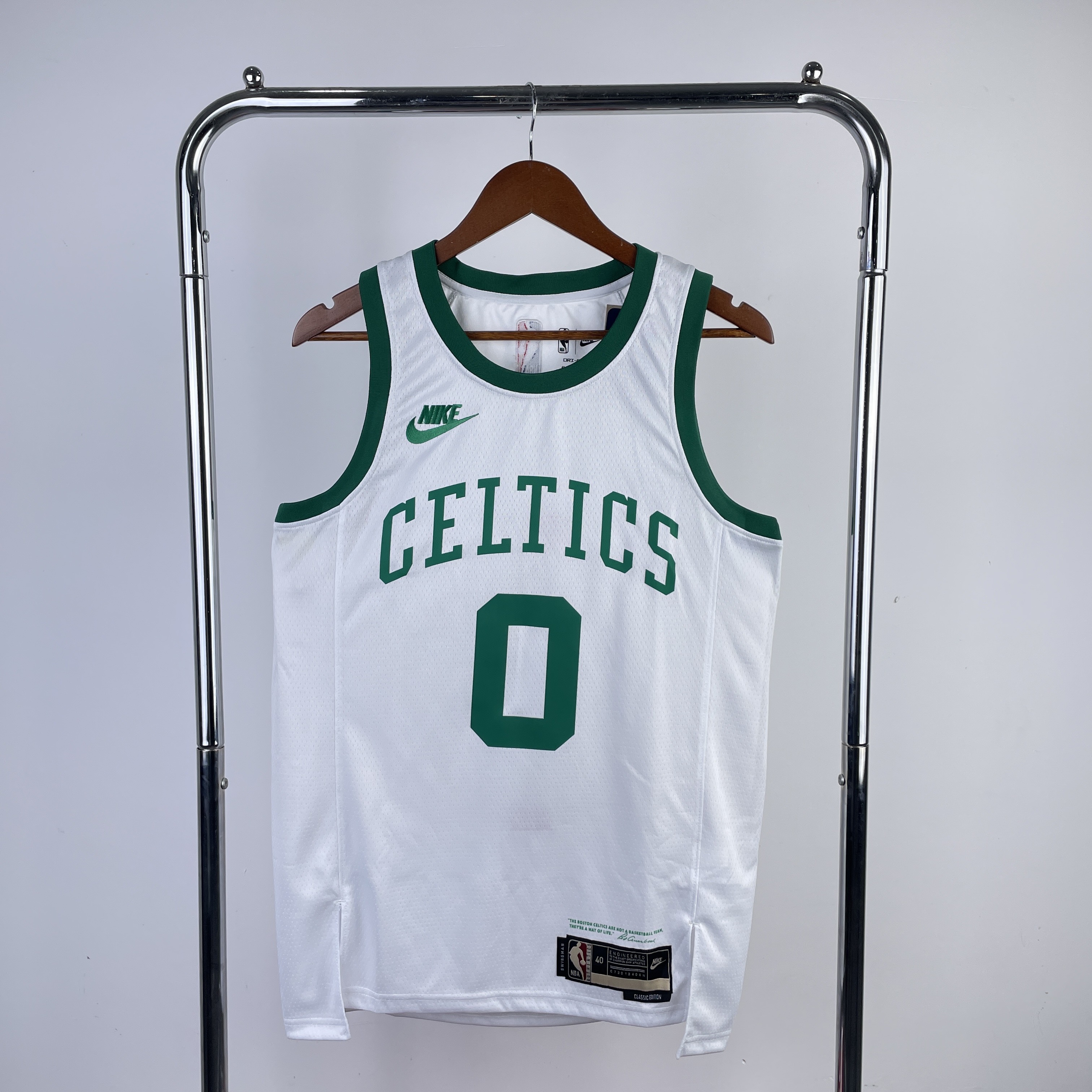 75th 22 Season Boston Celtic White No.0 Tatum