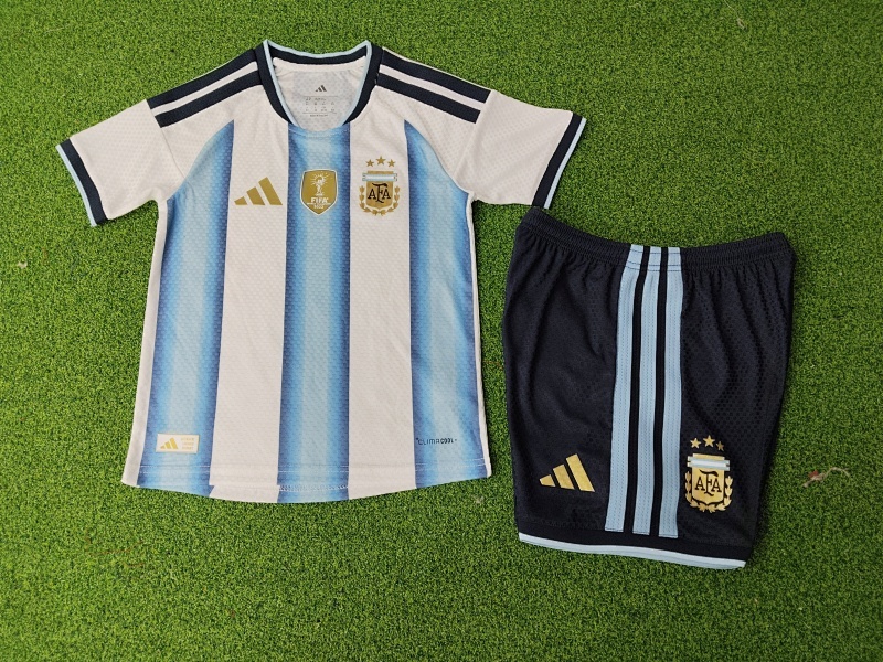 Player 2026 Kids Argentina World Cup Home Jersey 16-28