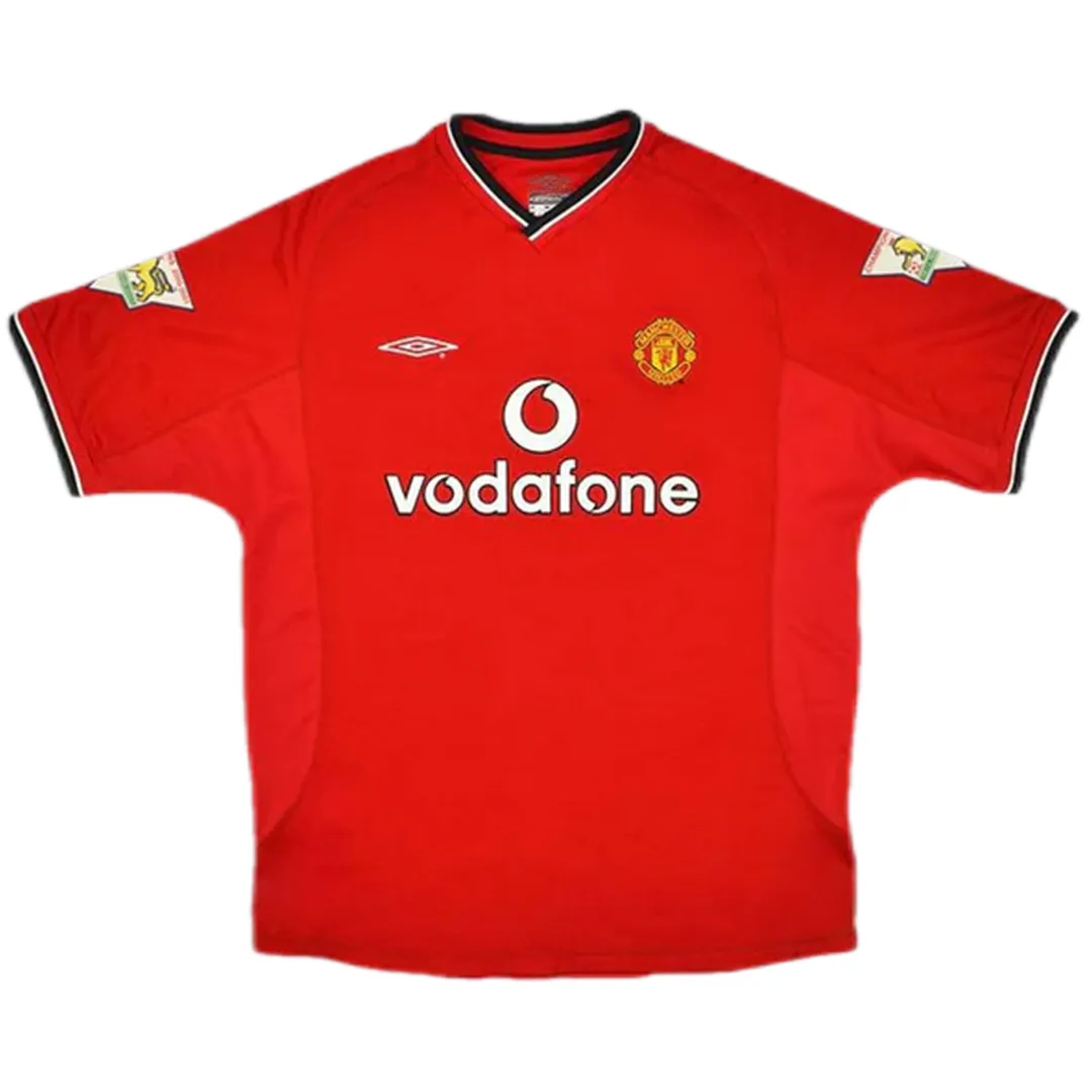 2000/02 Manchester United Retro Jersey Home