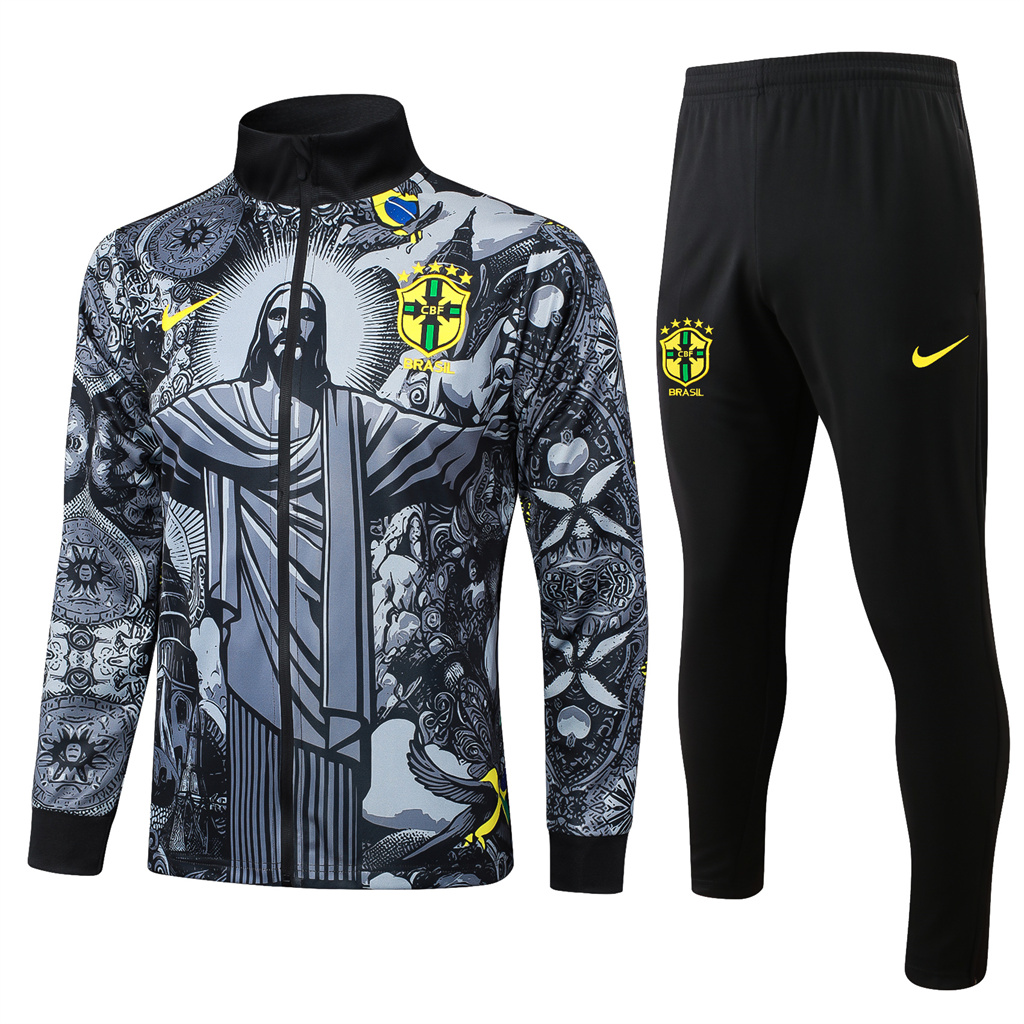 Brazil Training Jacket 24/25 | Soc Jersey - Premium Football Jersey