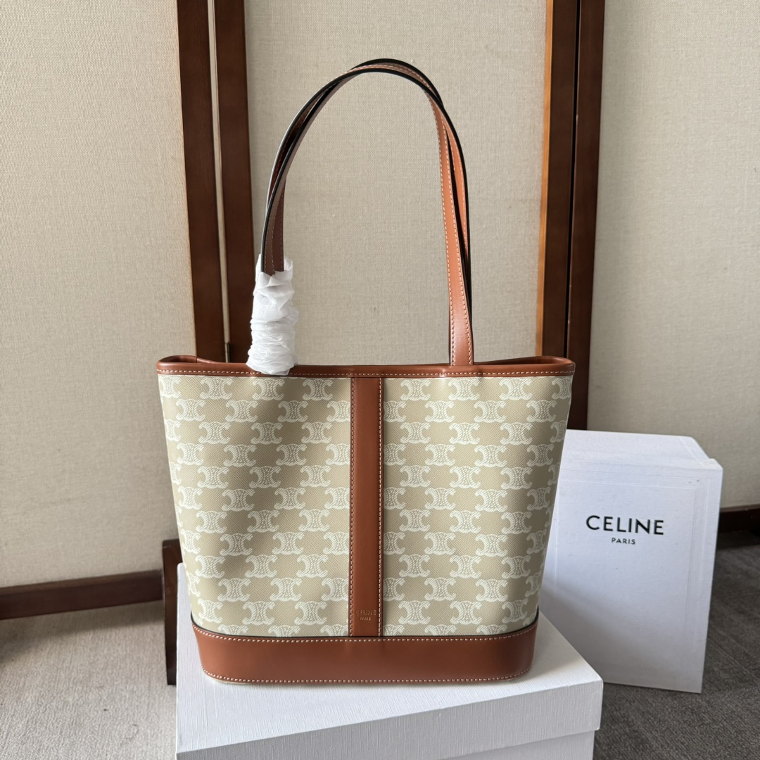 Celine Bag CELIN_E CABAS Canvas 111233 ( 10A Mirror Version)