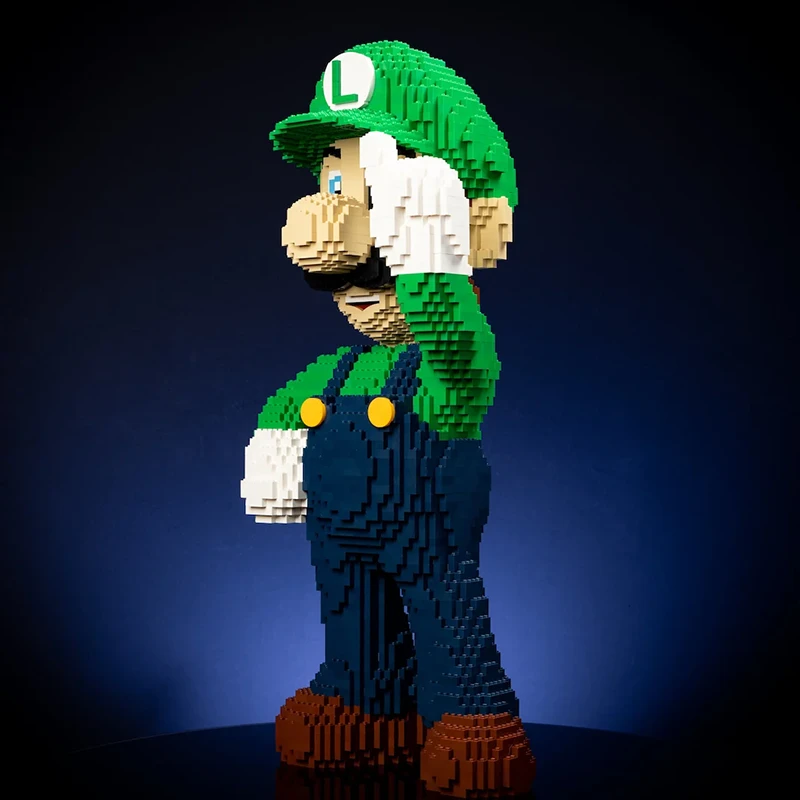 Super Mario 4891Pcs MOC Luigi