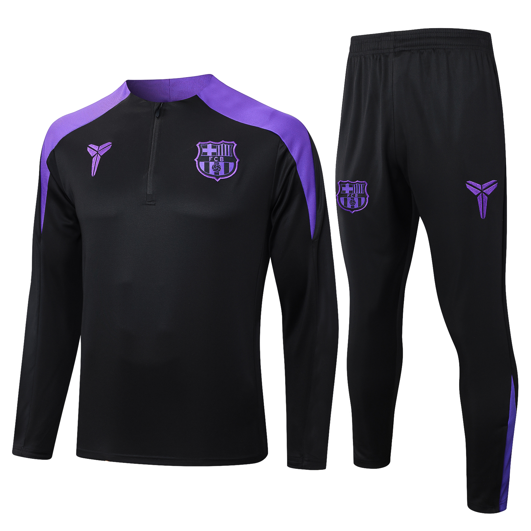 Barcelona Half Zipper Training Suit B2558