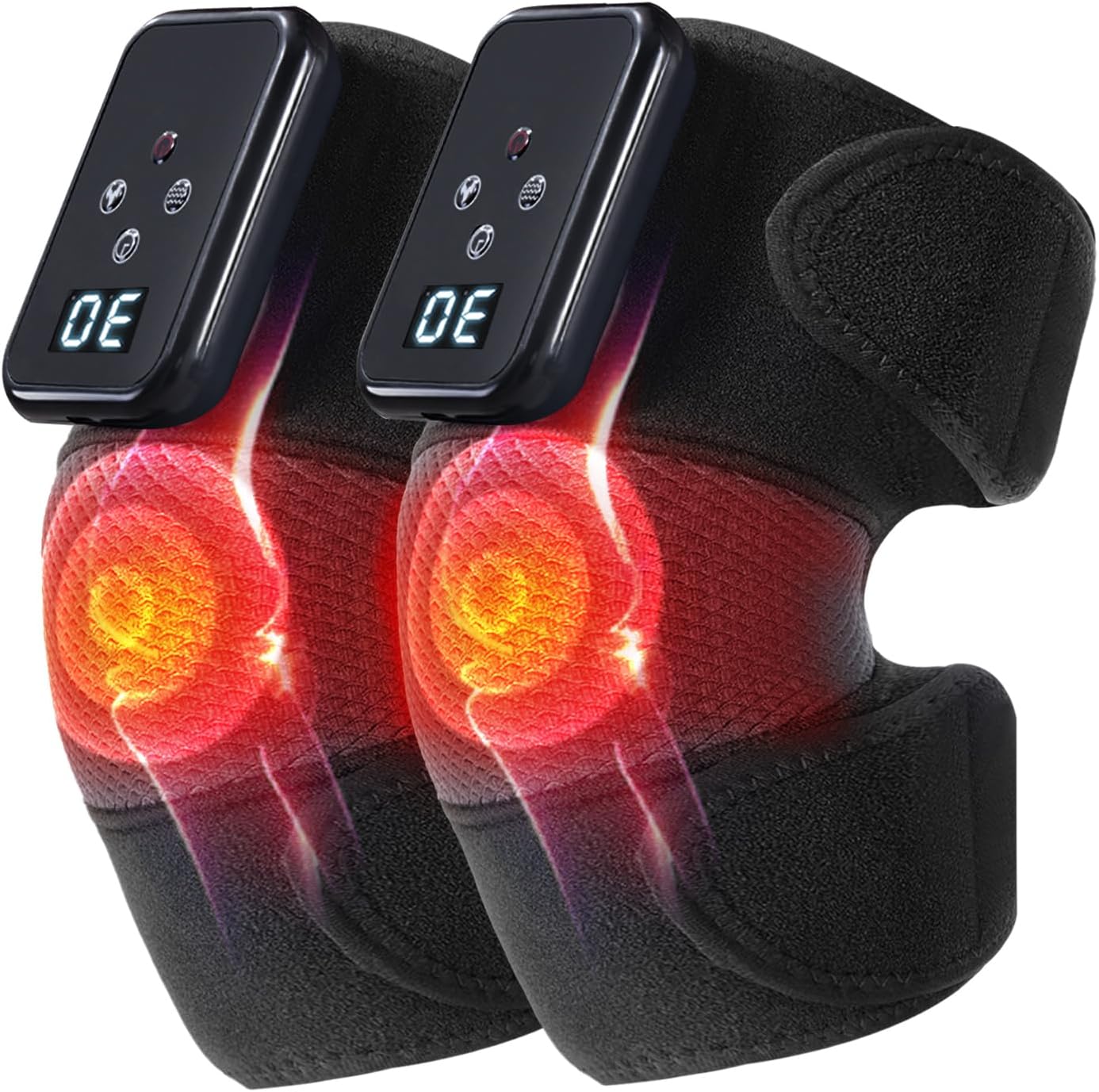 Knee Massager with Heat Vibration for Pain Relief