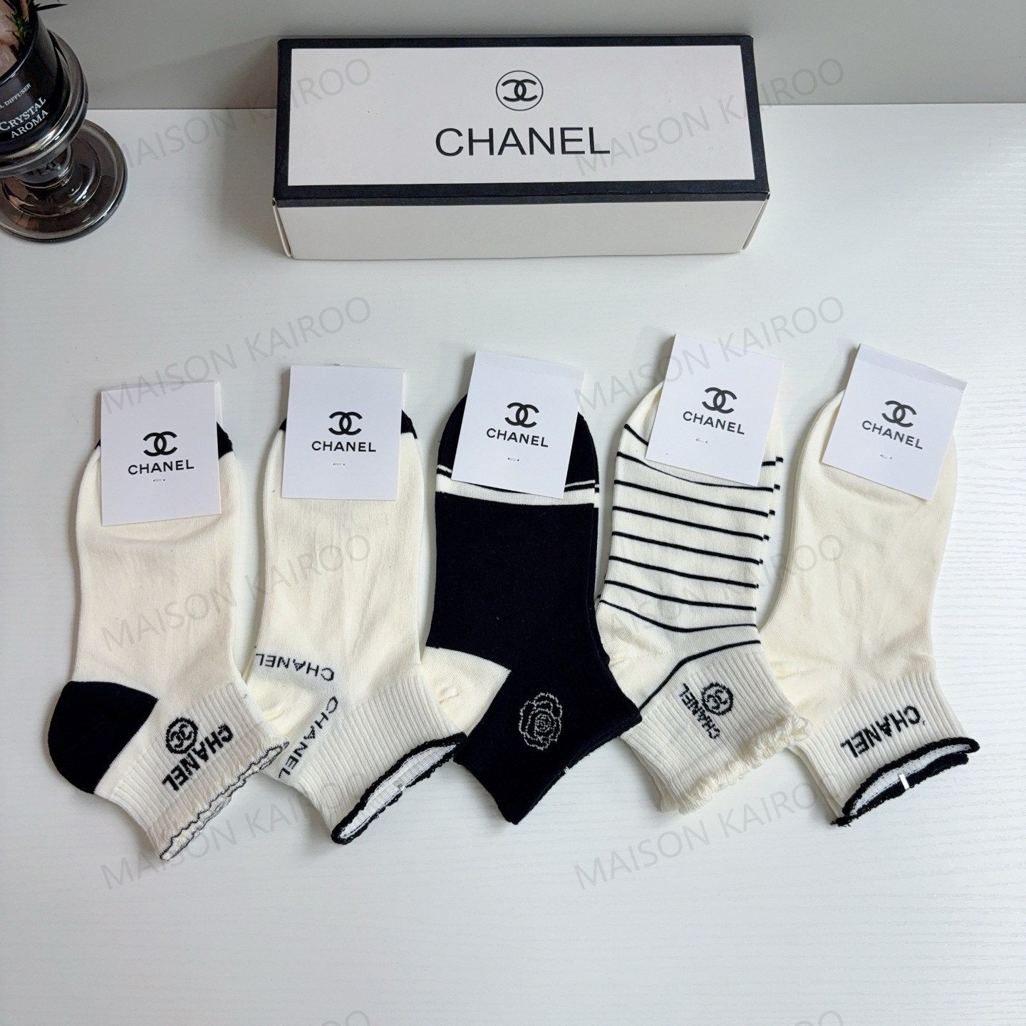 Chanel Socks 5-Pack - KAIROO