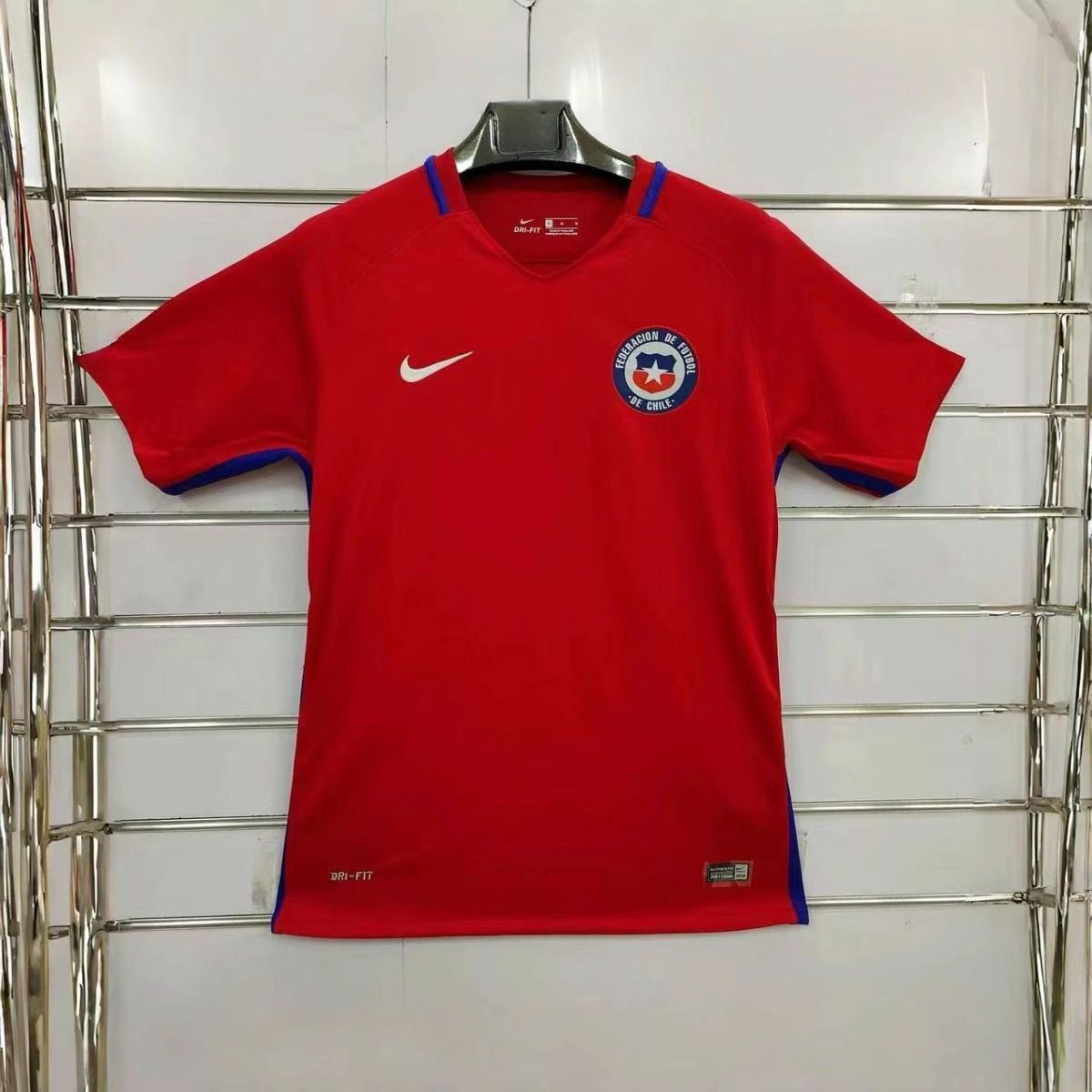 16/17 Chile home classic retro commemorative embroidered custom jersey