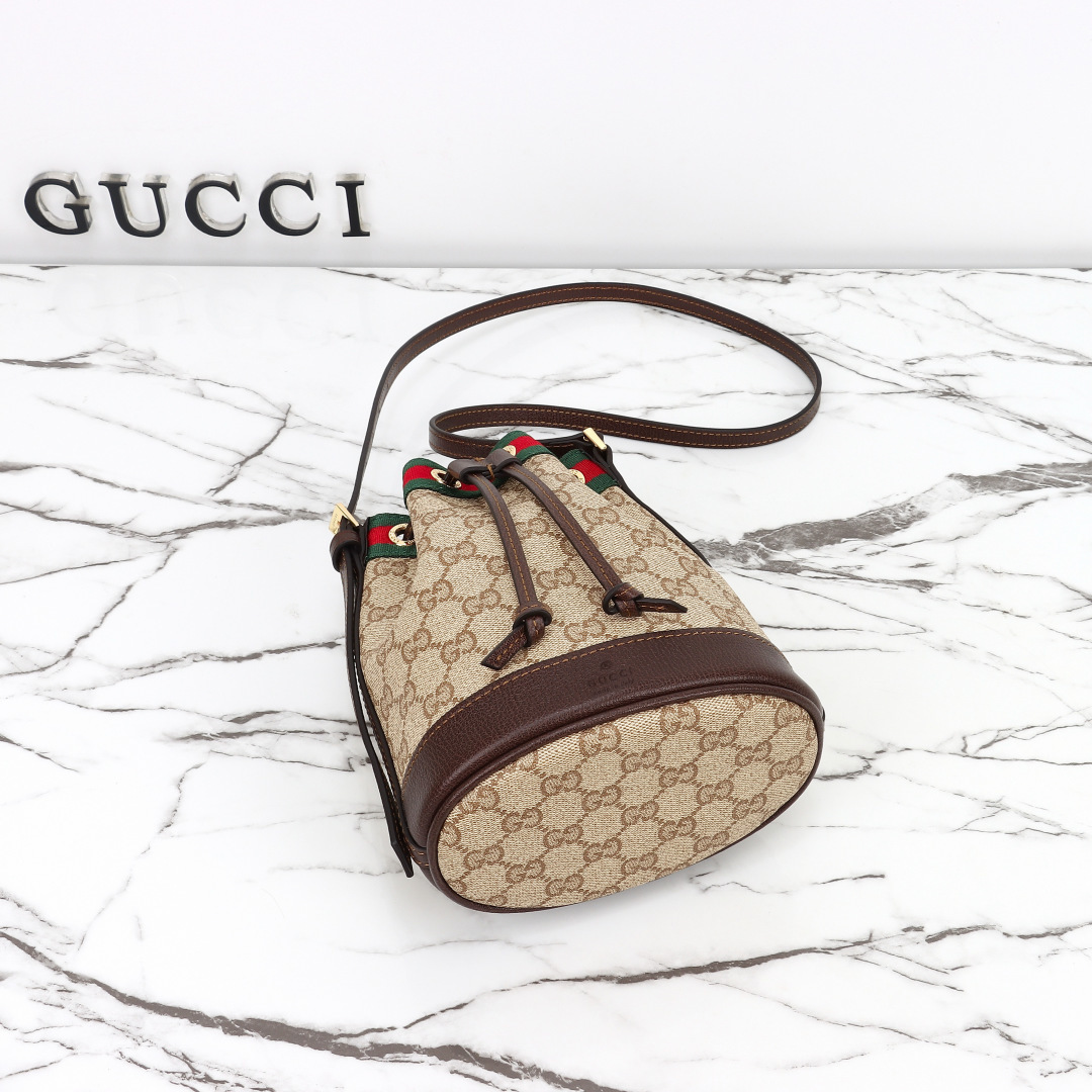 Gucci new canvas bucket bag bucket bag