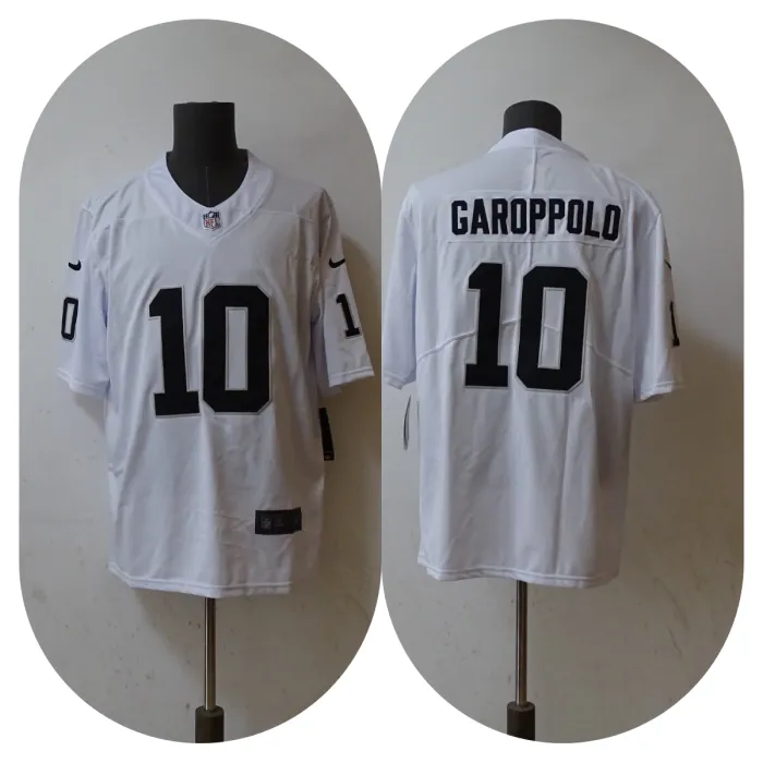 Las Vegas Raiders Jerseys White NO.10 GAROPPOLO