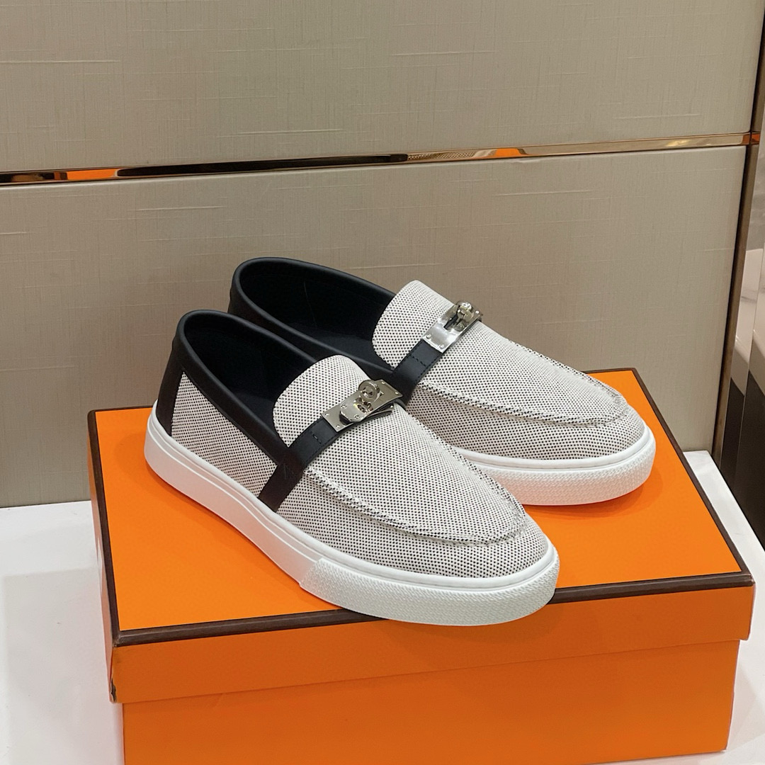 Hermes Unisex Game Slip-On Sneaker