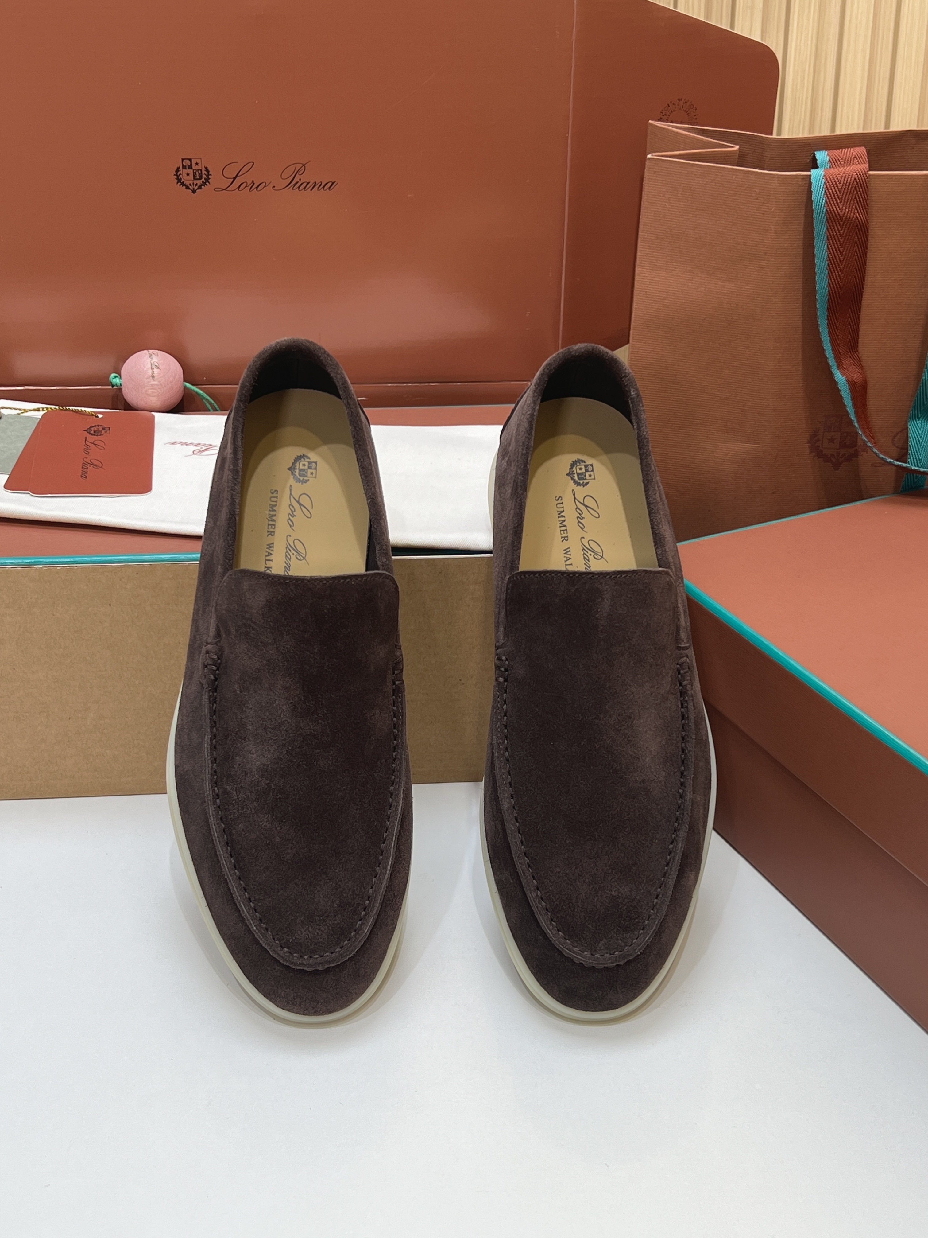 Loro Piana Men's Suede Loafer
