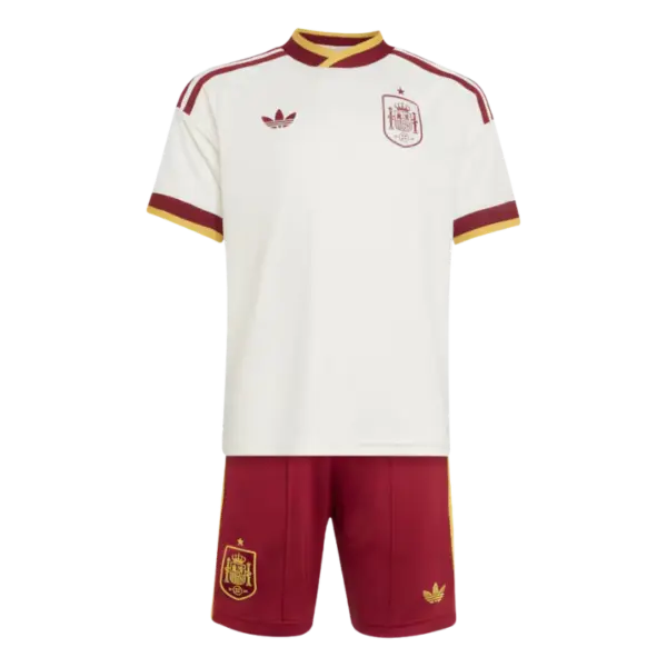 Kids Spain Away Jersey Kit World Cup 2026