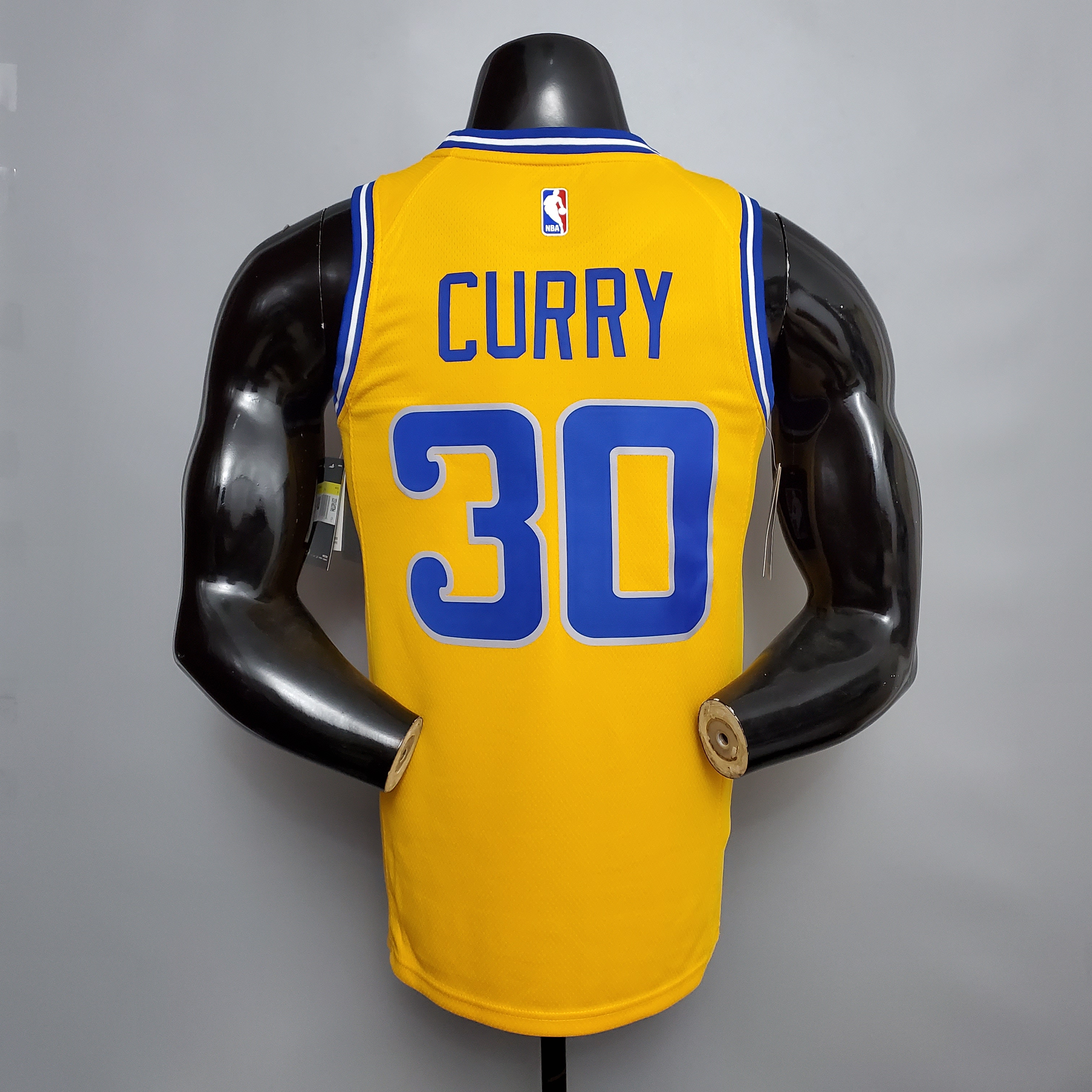 Stephen Curry Golden State Warriors Retro Version Swingman Jersey Yellow