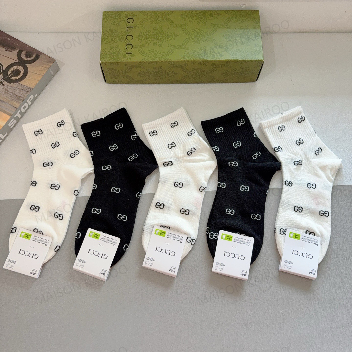 Gucci Socks 5-Pack - KAIROO