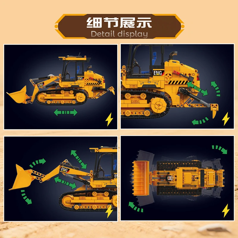 MOULD KING 17098 - Tracked Loader