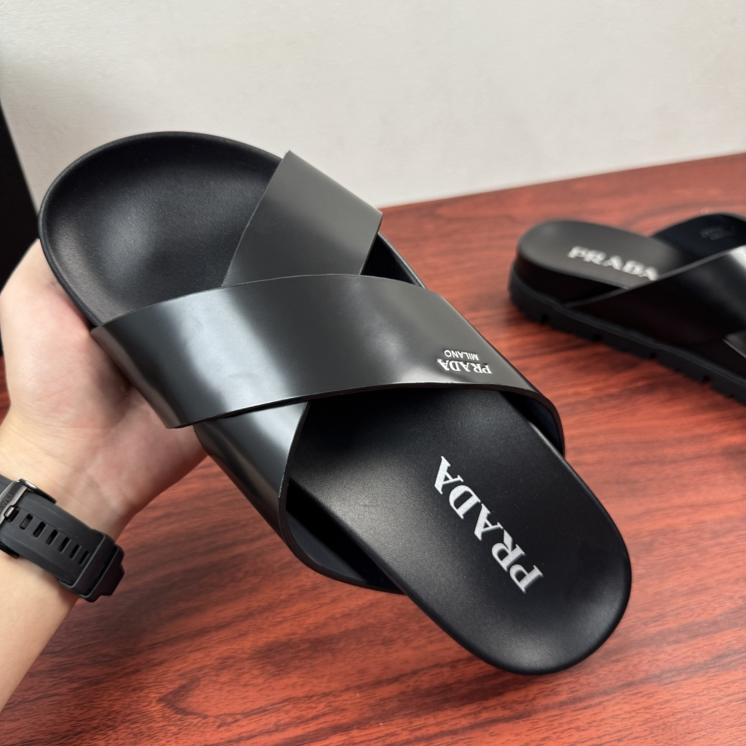 Prada Men's Rubber Sandal