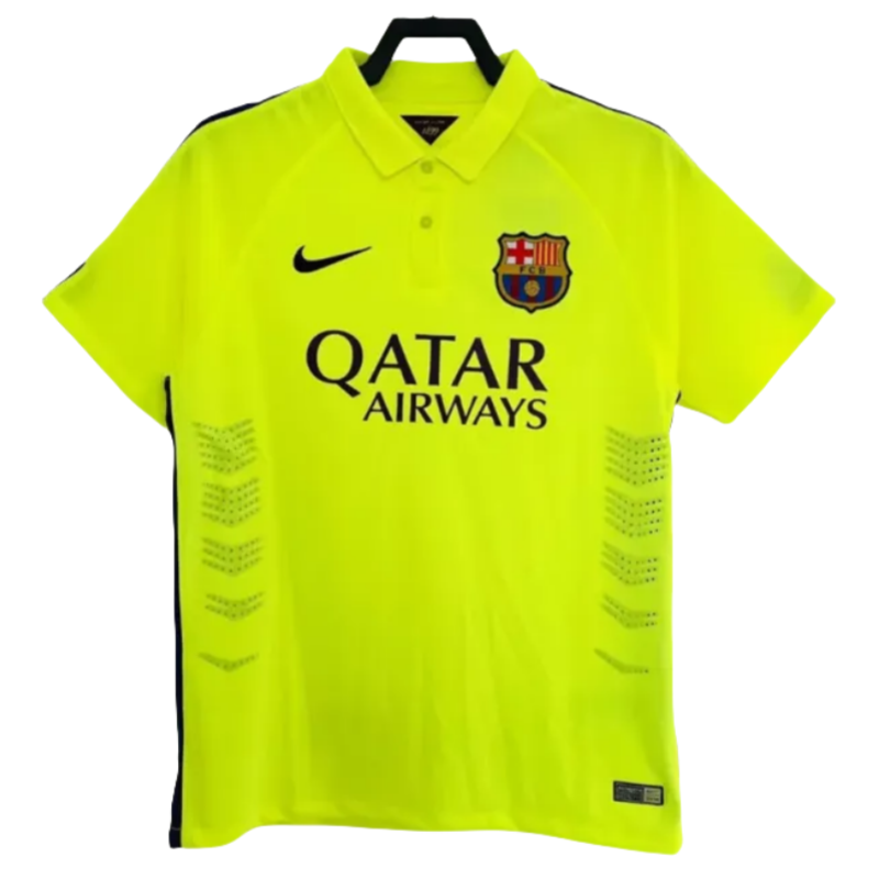 Barcelona Third Away Shirt Retro Jersey 14-15