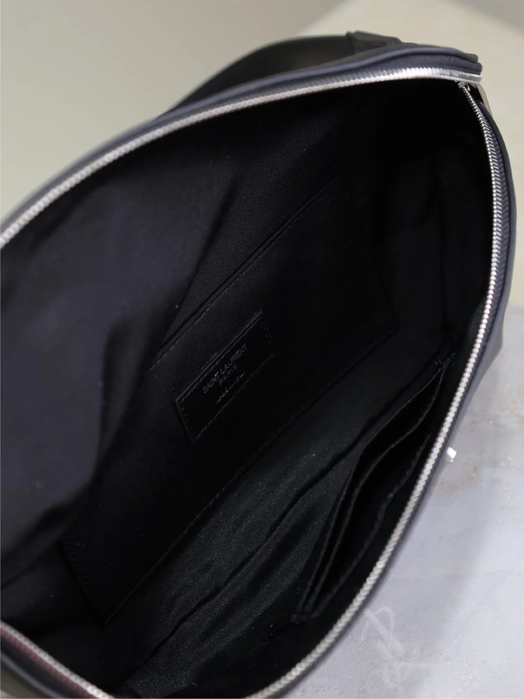 Saint Laurent YSL Classic Bag 25cm Black Lamskin Sliver HW