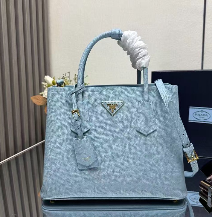 Prada Double Saffiano Leather Mini Handbag