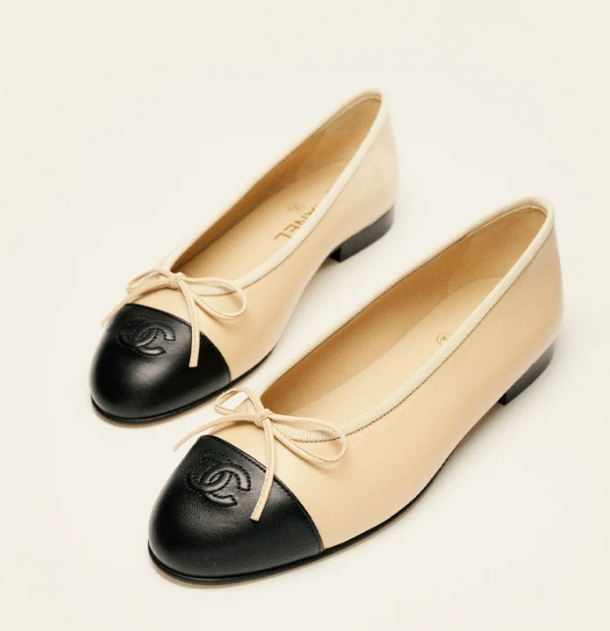 Chanel Leather Ballet Flats