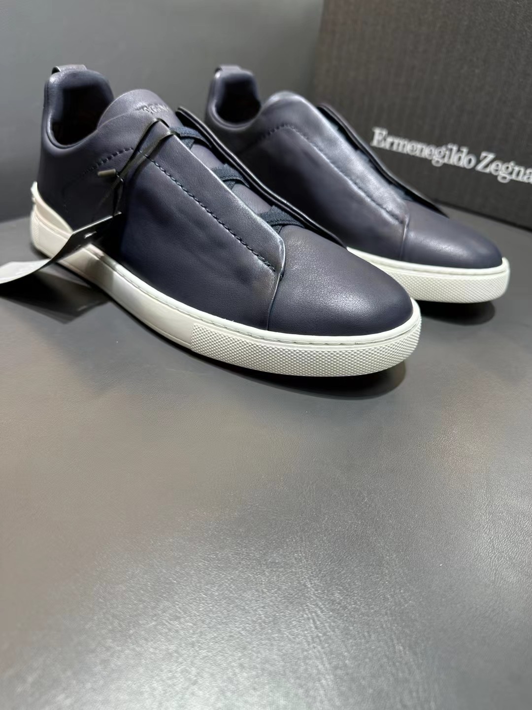 Zegna Triple Stitch Luxury Sneaker Loafer