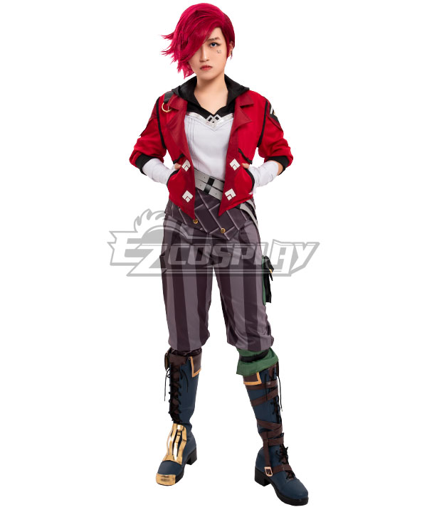 Arcane 2 League of Legends LOL Arcane Vi Game Cosplay Costume