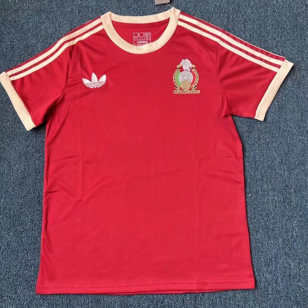 1985 Mexico home retro classic embroidery style | Soc Jersey - Premium Football Jersey