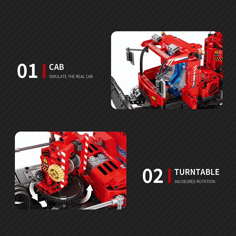 ReoBrix 22019 - Snow Leveling Vehicle(Dynamic Version)