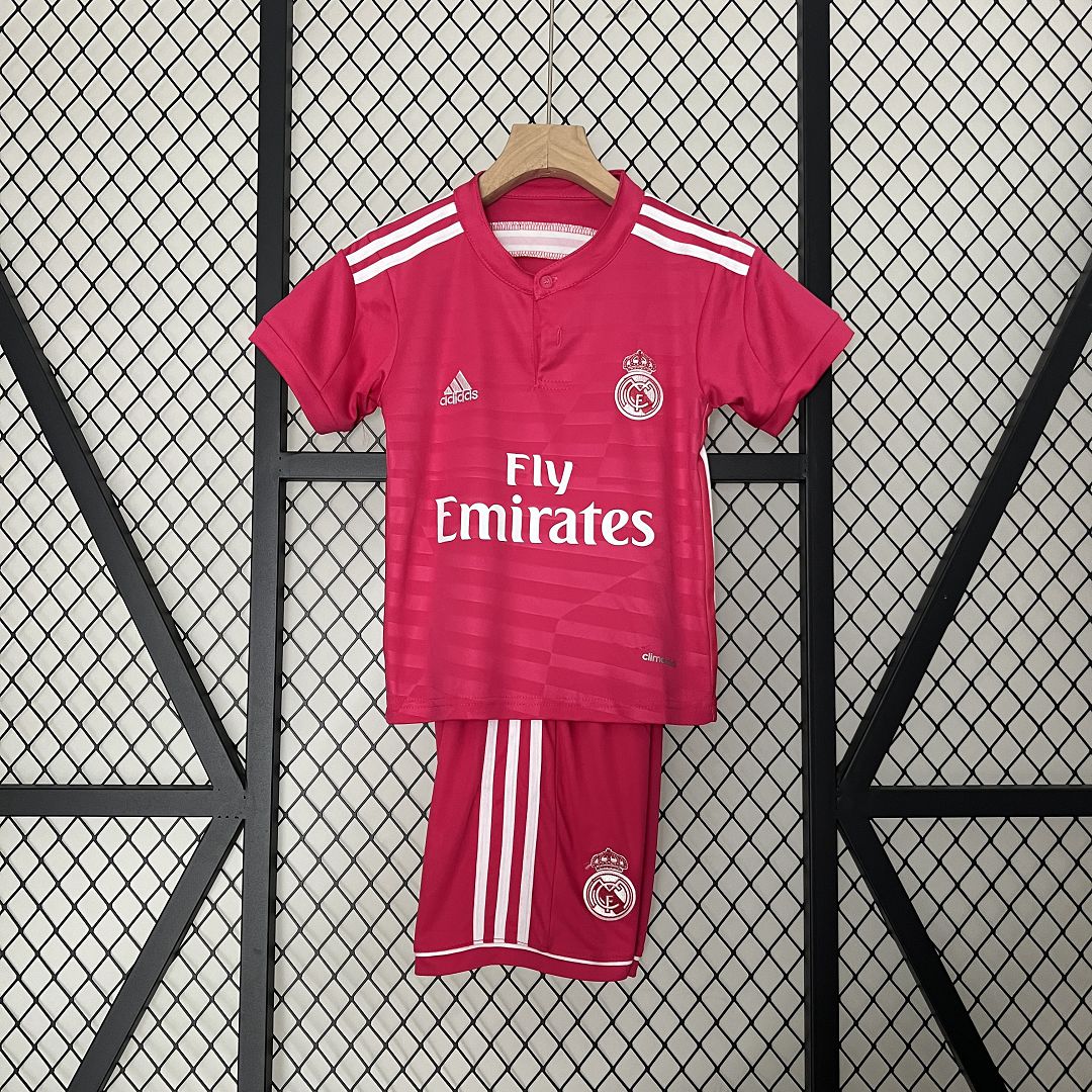 Real Madrid 14-15 Away Retro Kids Kits Vintage Children Sets Football Jersey
