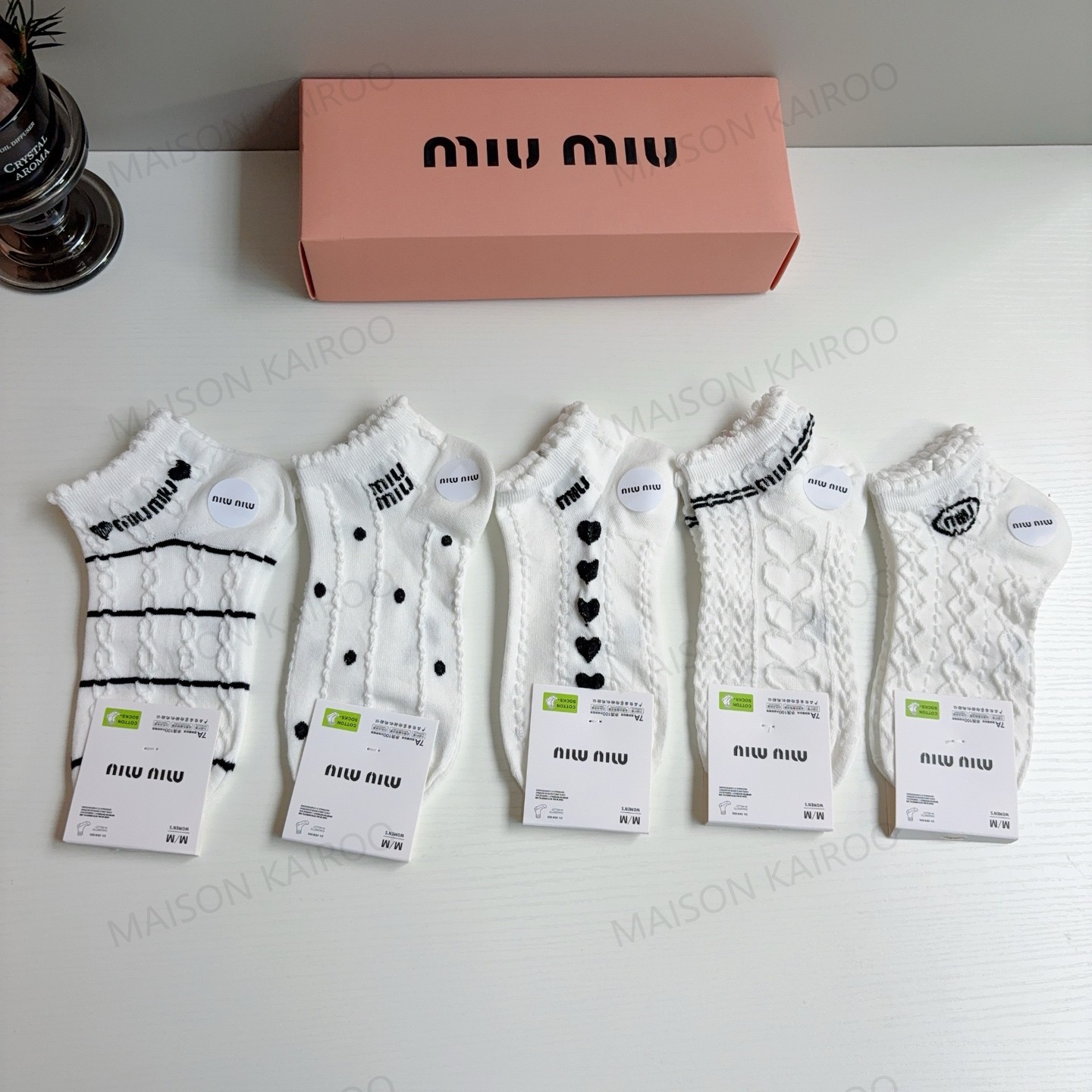 MIU MIU Socks 5-Pack - KAIROO