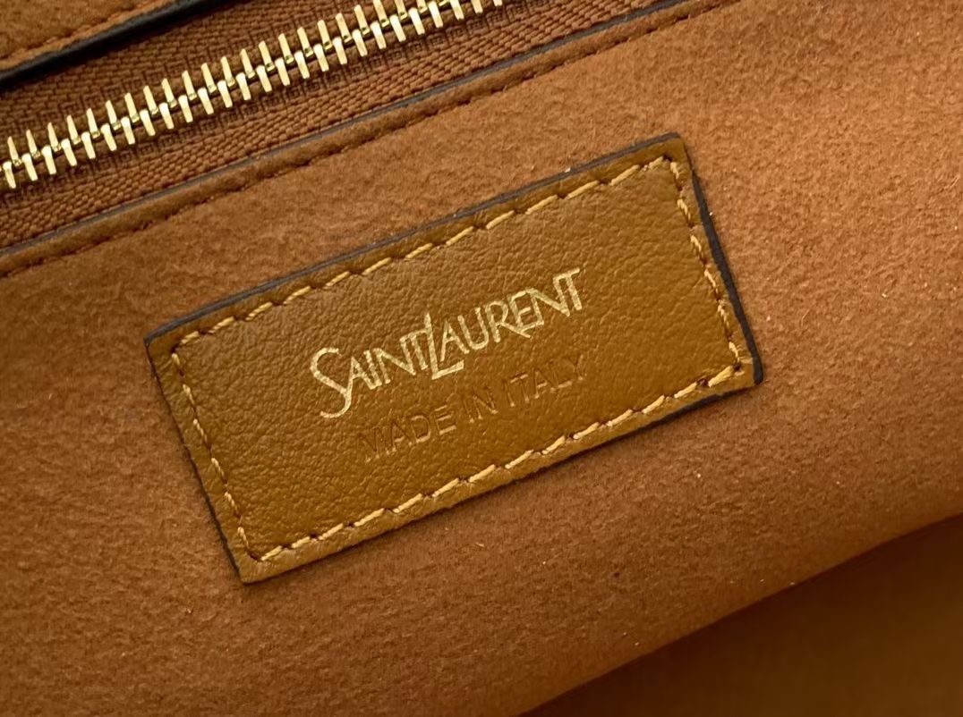 Saint Laurent  Bags Y leather and canvas tote bag
