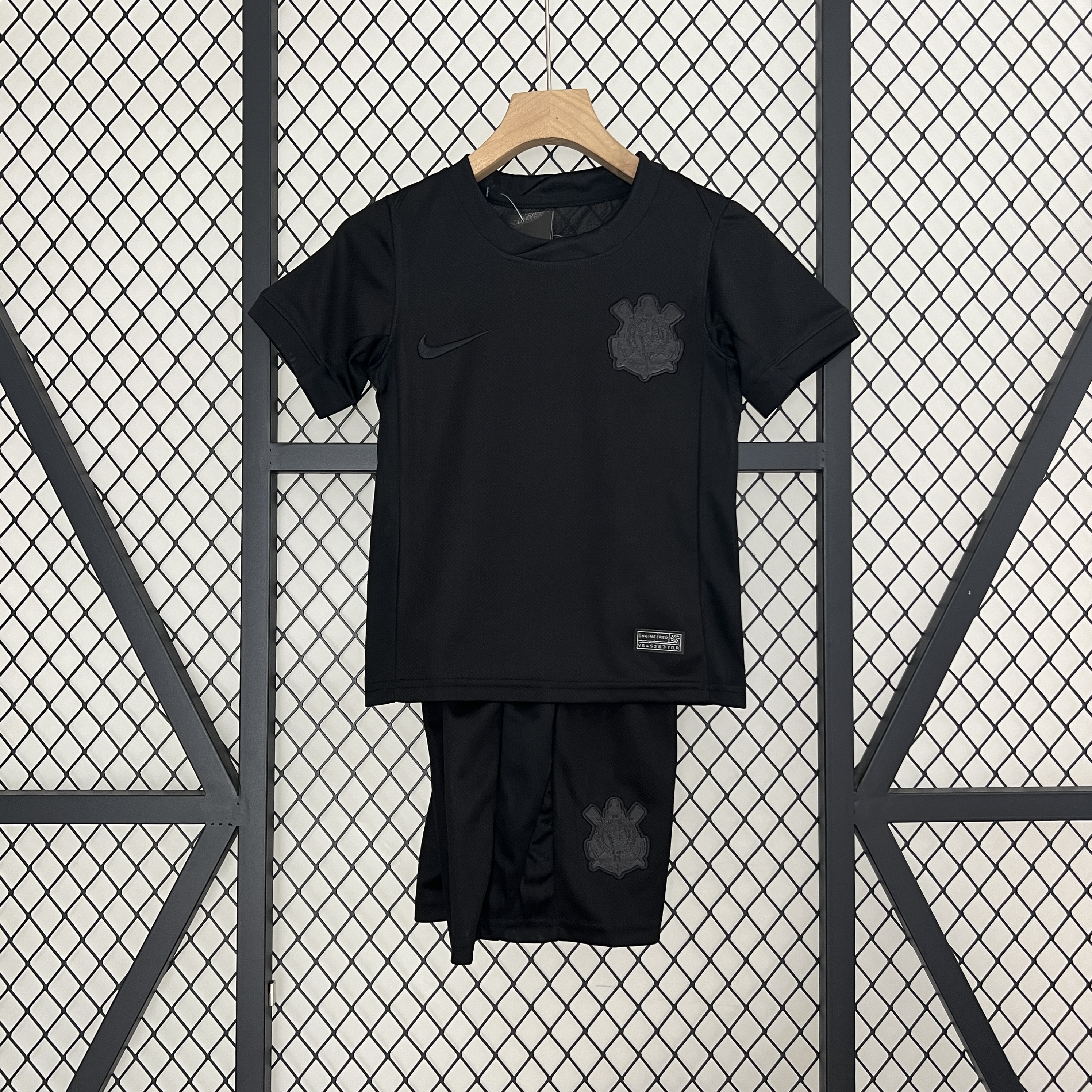 Kids Kit Corinthians 2024/25 Away Black