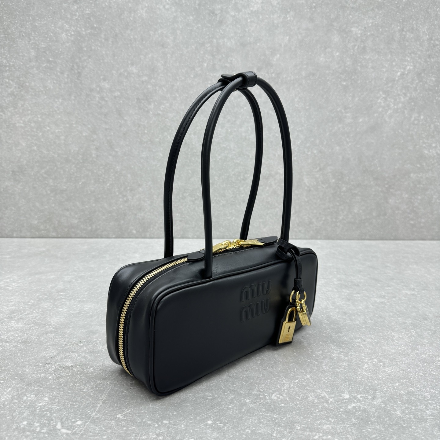 MiuMiu beau leather bag