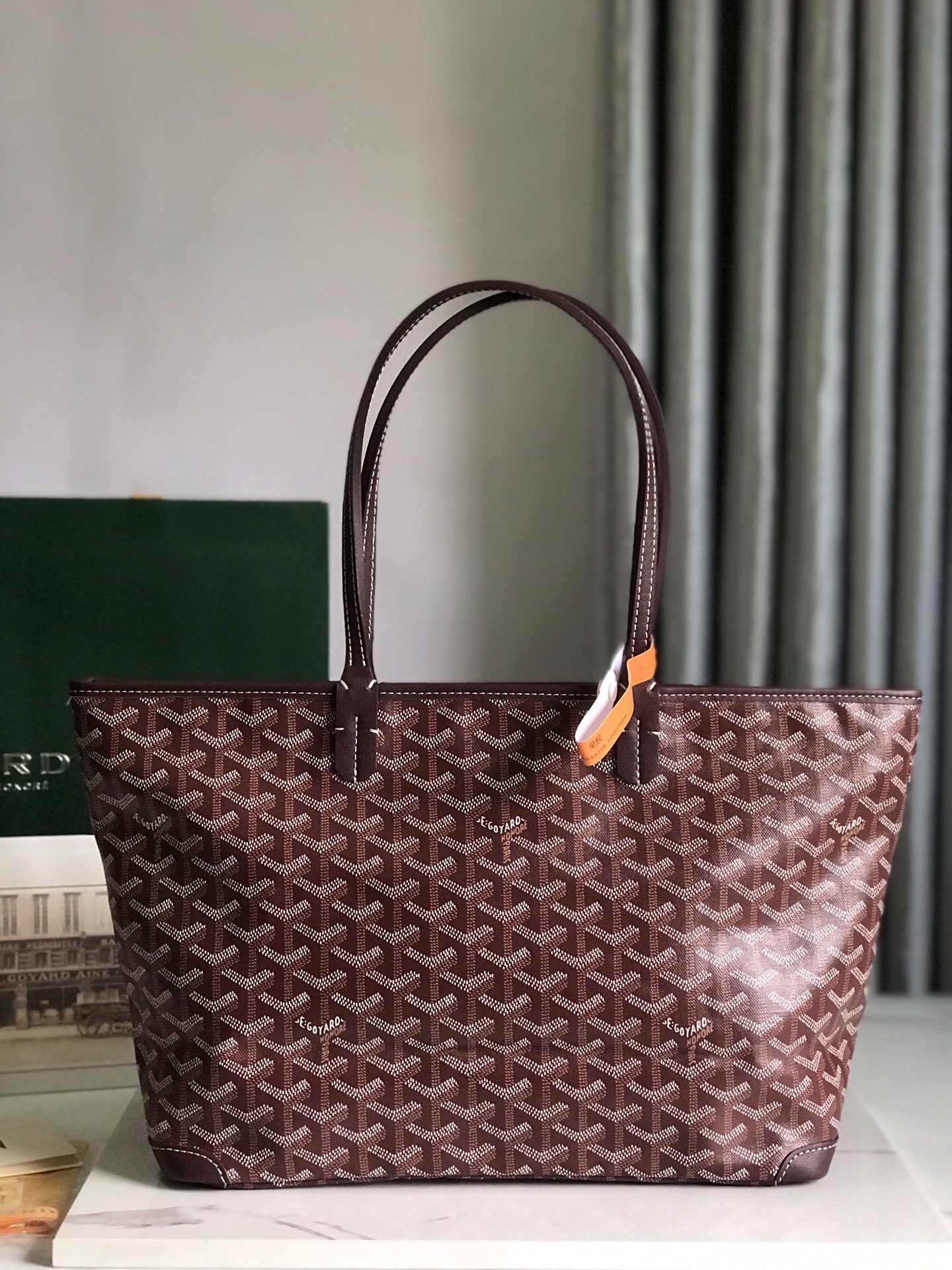 Goyard Saint Louis Artois PM Bag in Bordeaux