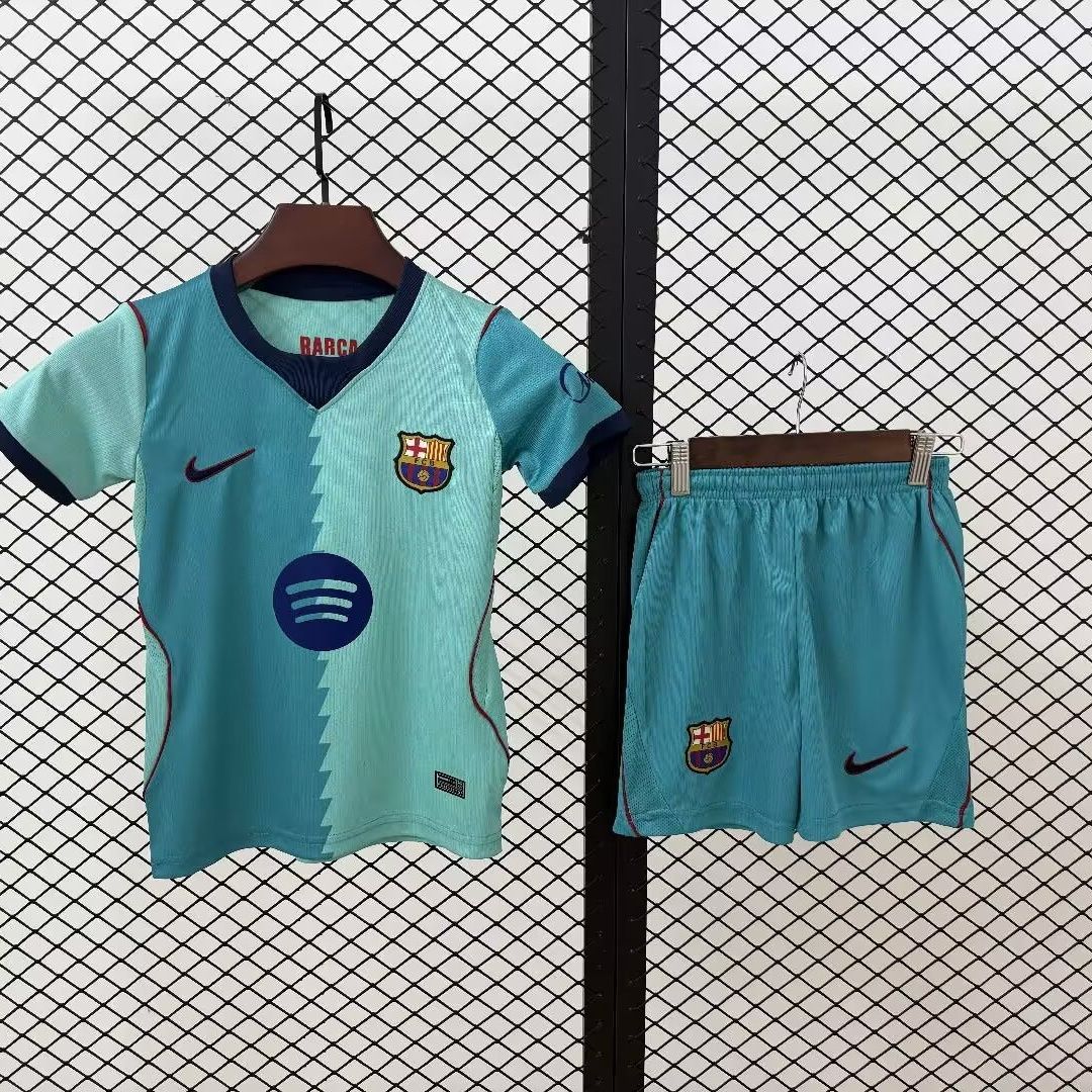 kids Barcelona Third Suits 26/27 | Soc Jersey - Premium Football Jersey