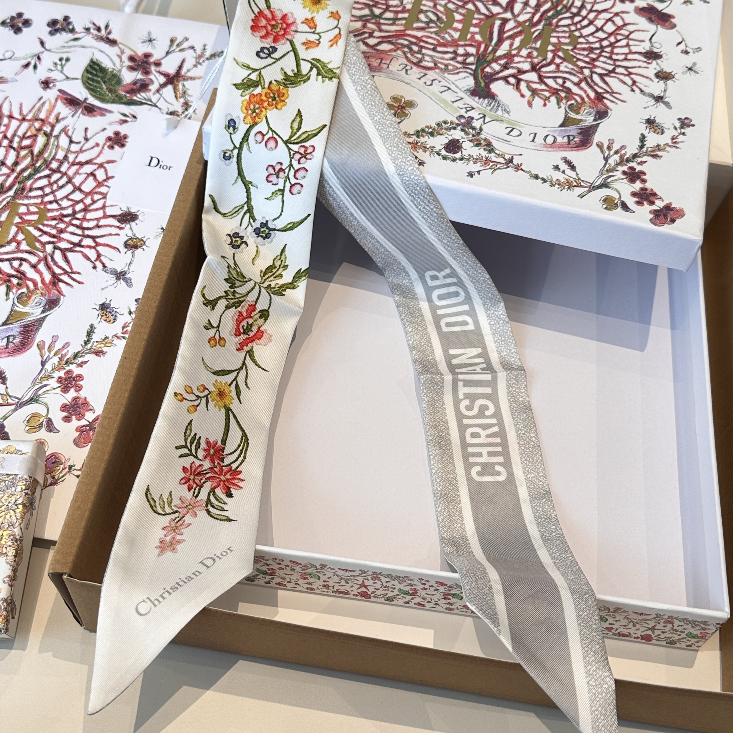 Dior Printed MITZAH Twilly