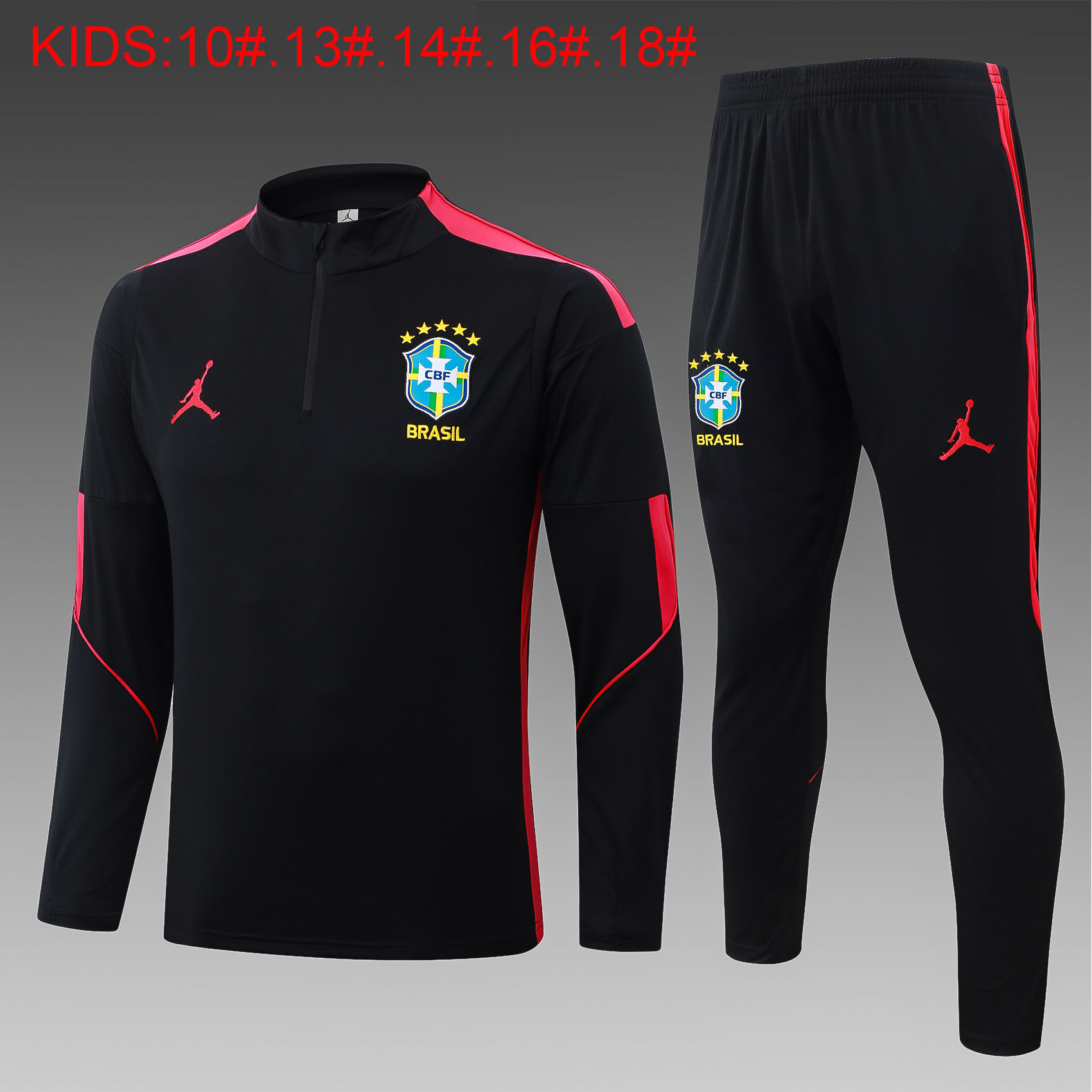 Brazil Kids Training Suit 26/27 | Soc Jersey - Premium Football Jersey