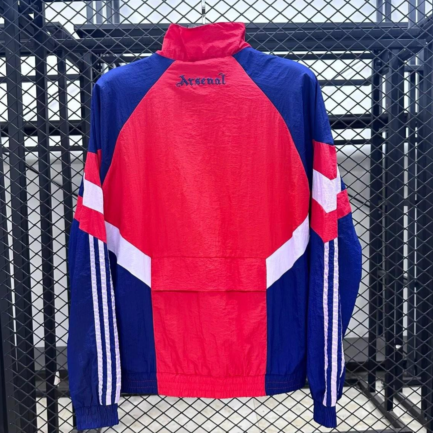 25/26 Arsenal Red/Blue Full Zipper Windbreaker S-2XL