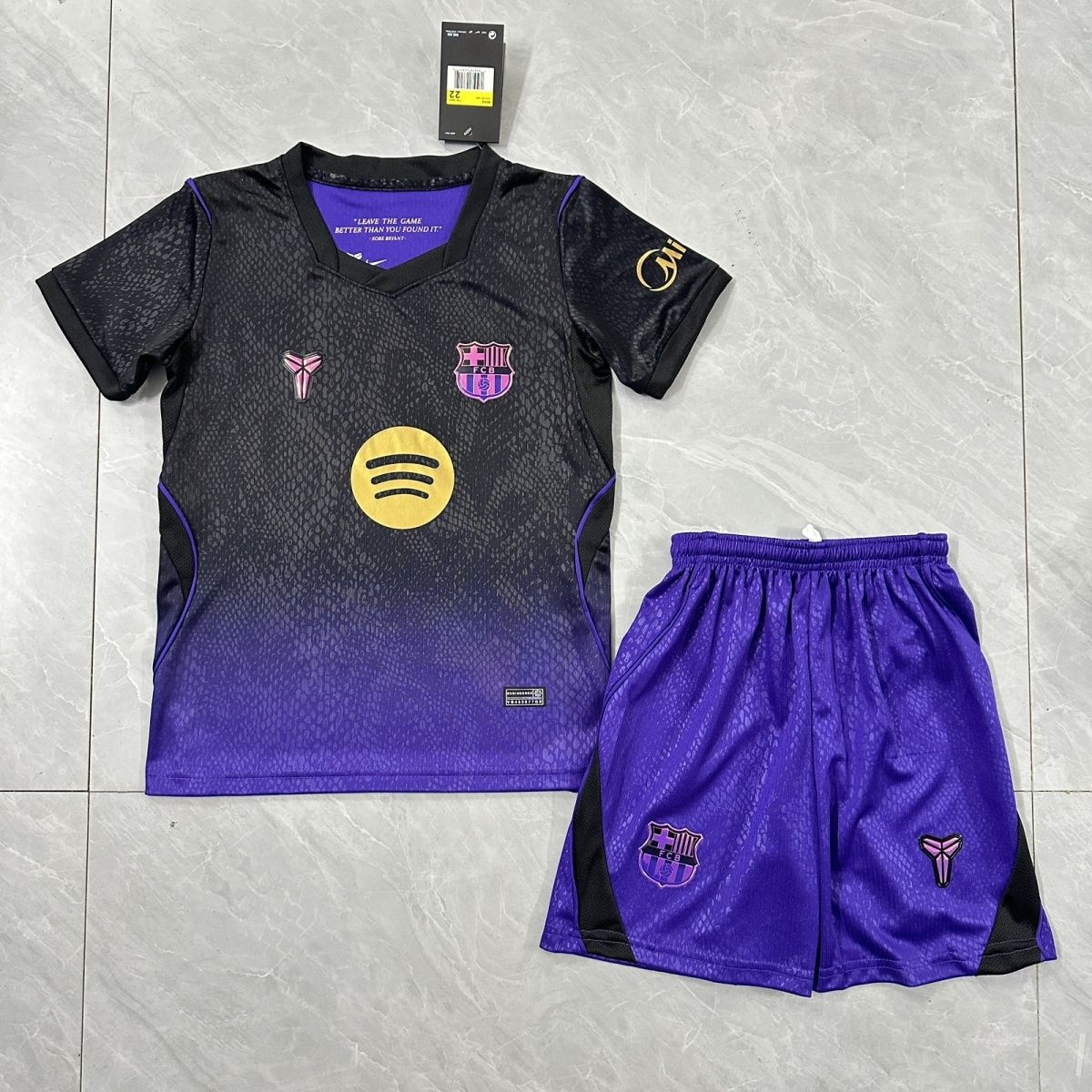 26/27 Barcelona away children's kit | Soc Jersey - Premium Football Jersey
