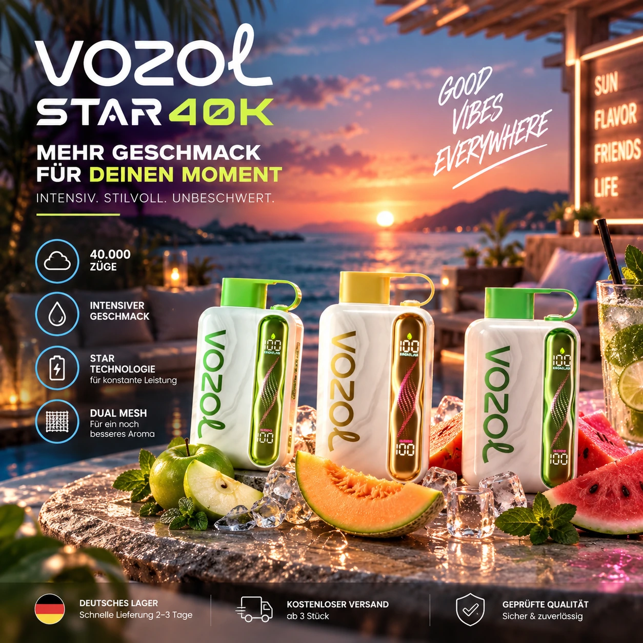 VOZOL Star 40K Disposable Vape