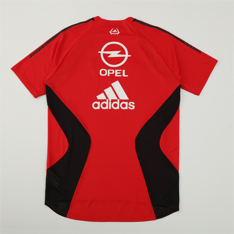 2005/06 AC Milan Retro Short Sleeves Training Jersey - Red