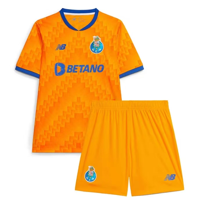 Kids FC Porto Away Kits(Jersey+Shorts) 2024-25