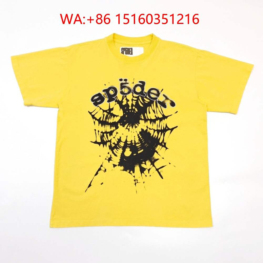 1:1 SP5DER WORLDWIDE T-shirt 01 Collection for men, Streetwear tee