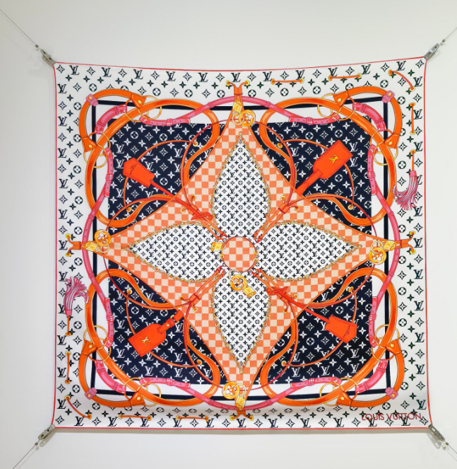 LV Louis Vuitton Silk Square 90cm