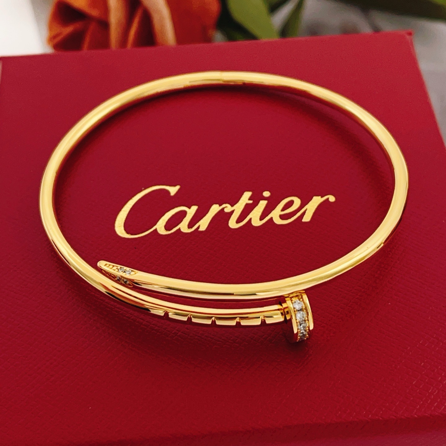 Cartier Fashion Designer Bracelet 17cm-Gold