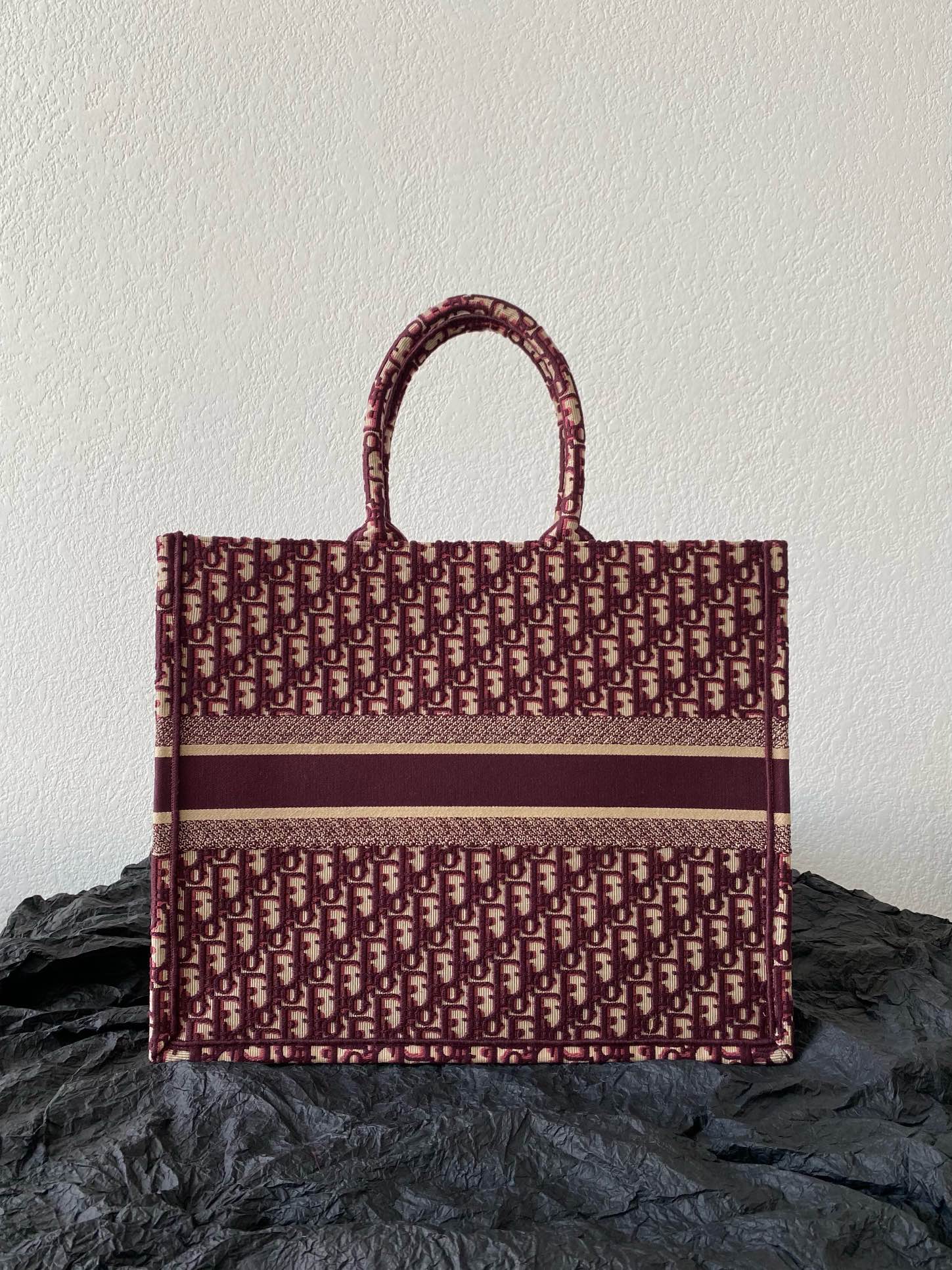 Dior Large Embroidered Book Tote