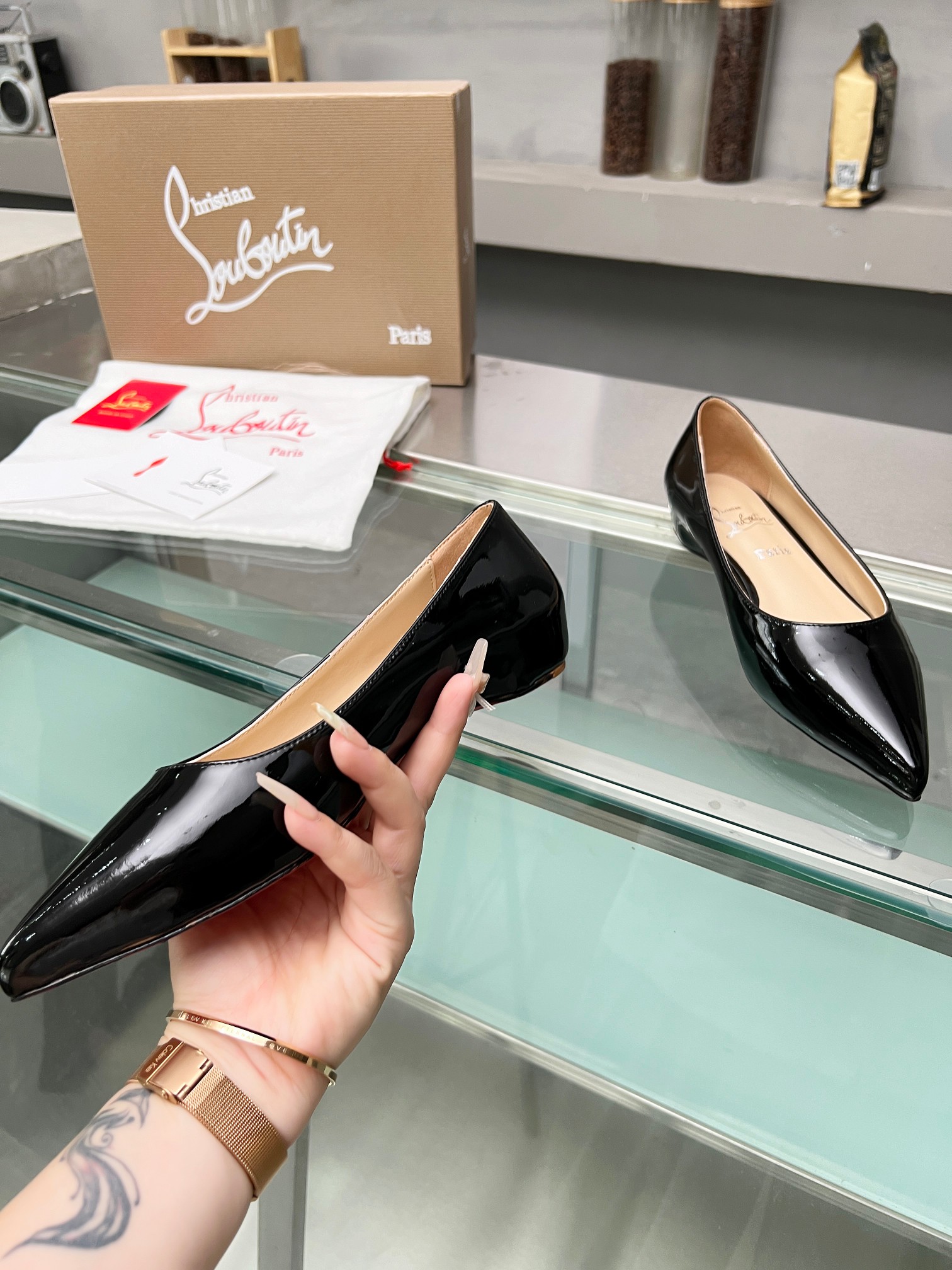 Christian Louboutin Patent leather Ballet Flat