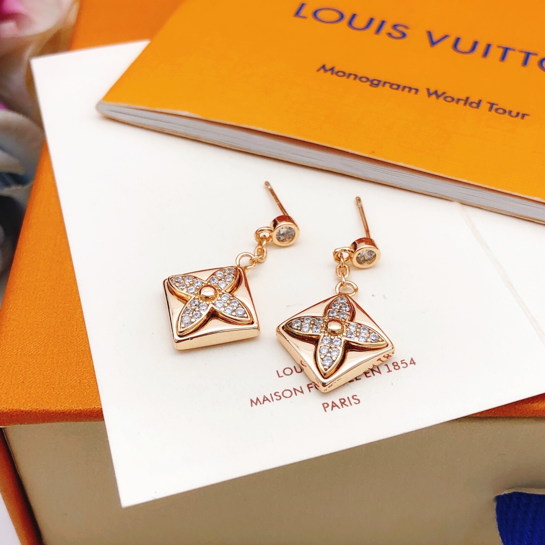 LV Flower earrings