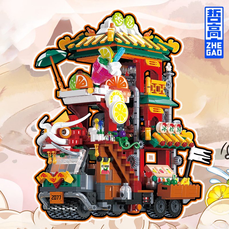 QunLong DZ6134 - Iced Drink Shop(Mini Block)